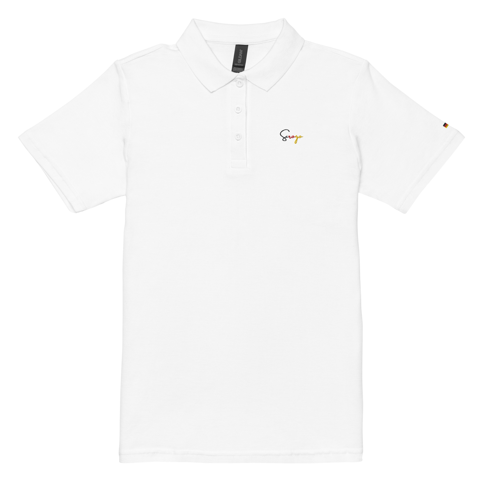 SCROGO Premium-Polo Damen in weiß – Bild 2