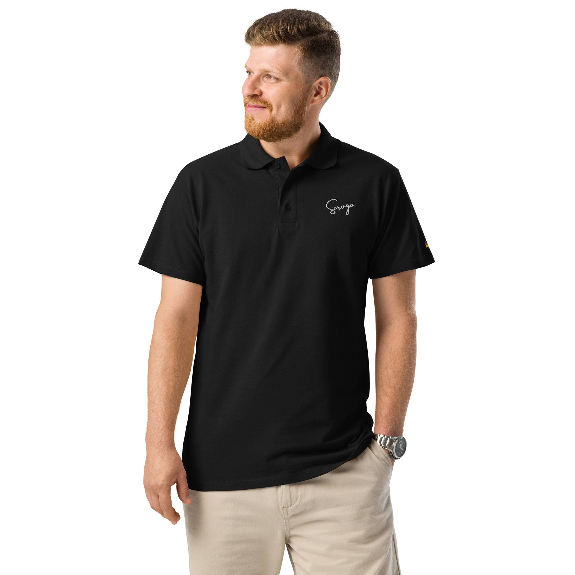 SCROGO Schwarz-Rot-Gold Polo mehrfarbig – Bild 9