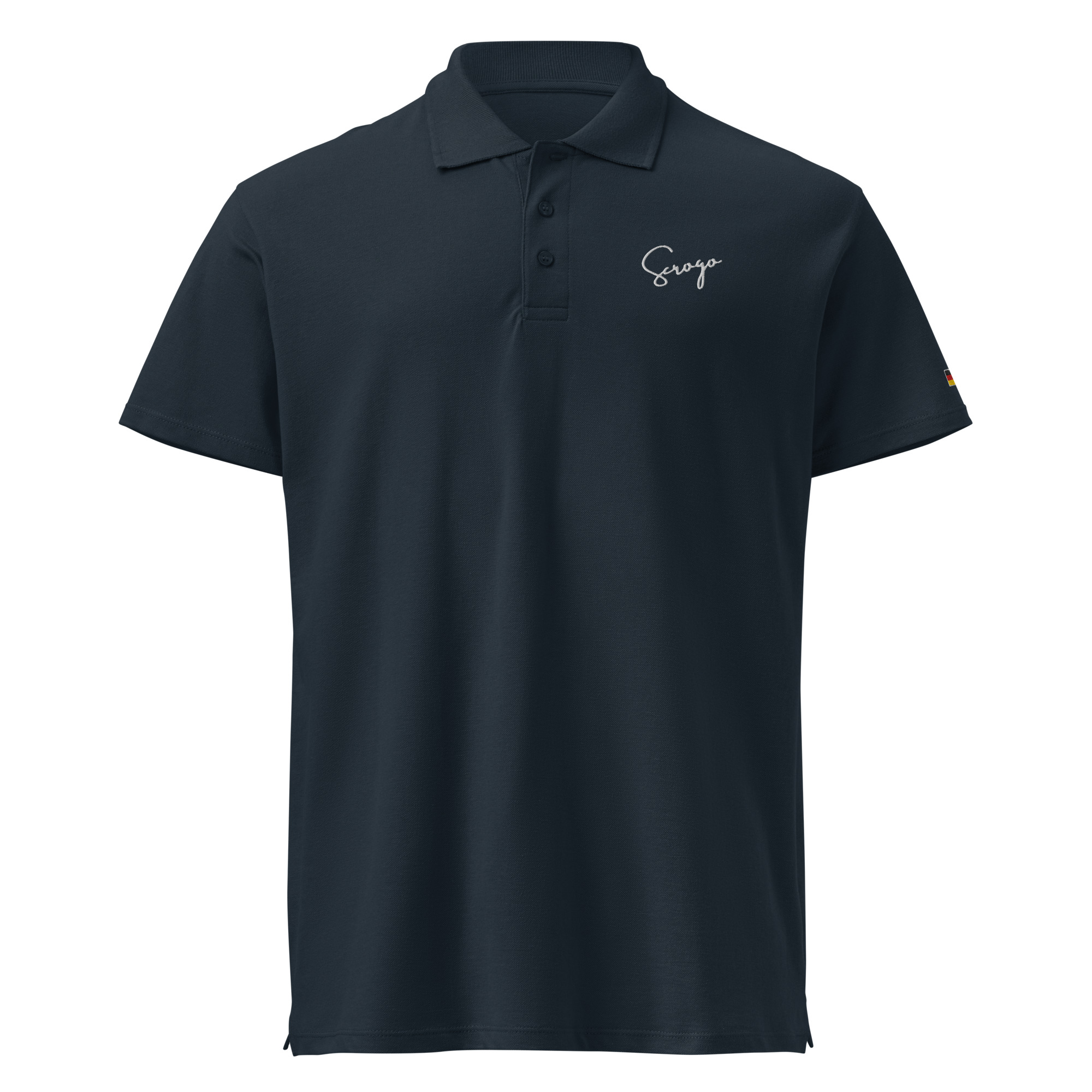 SCROGO Schwarz-Rot-Gold Polo mehrfarbig