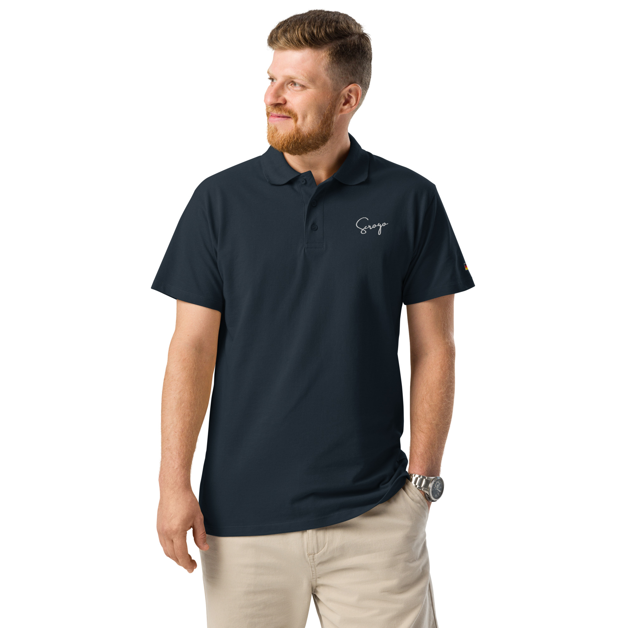 SCROGO Schwarz-Rot-Gold Polo mehrfarbig – Bild 8