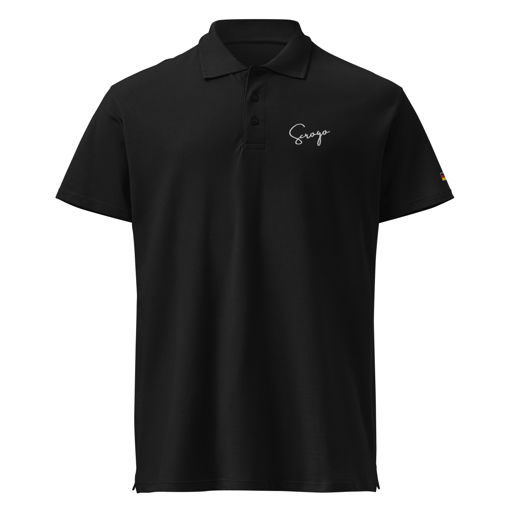 SCROGO Schwarz-Rot-Gold Polo mehrfarbig