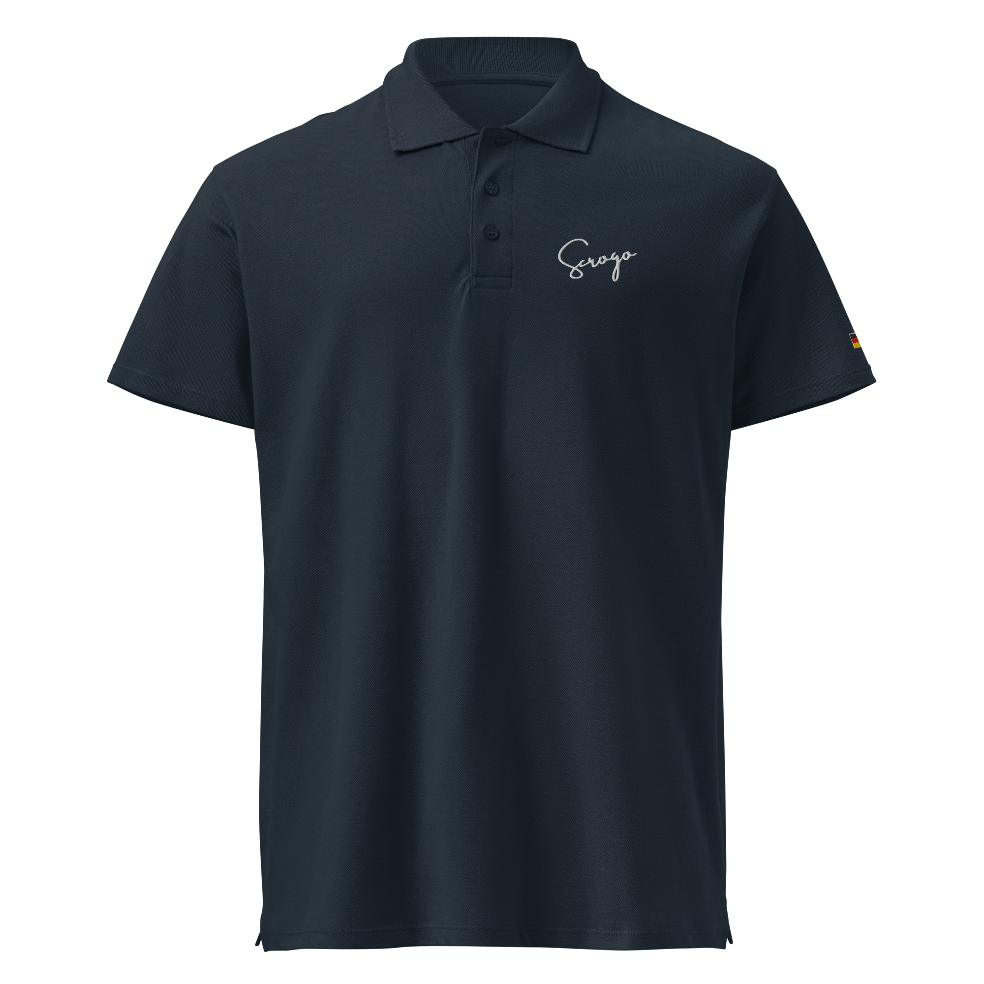 SCROGO Schwarz-Rot-Gold Polo mehrfarbig – Bild 3